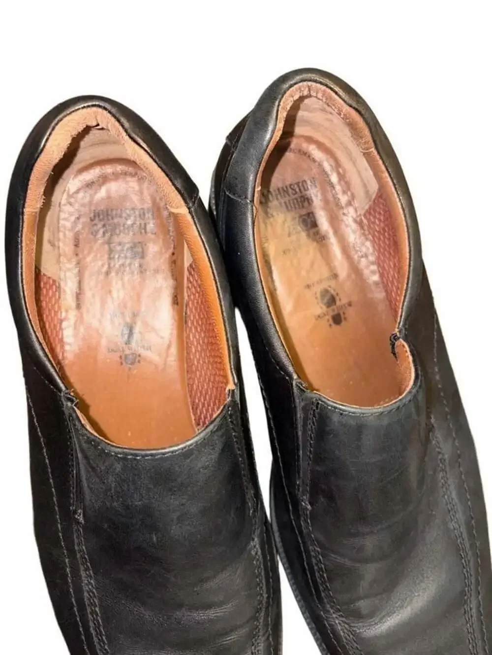 Johnston & Murphy black leather